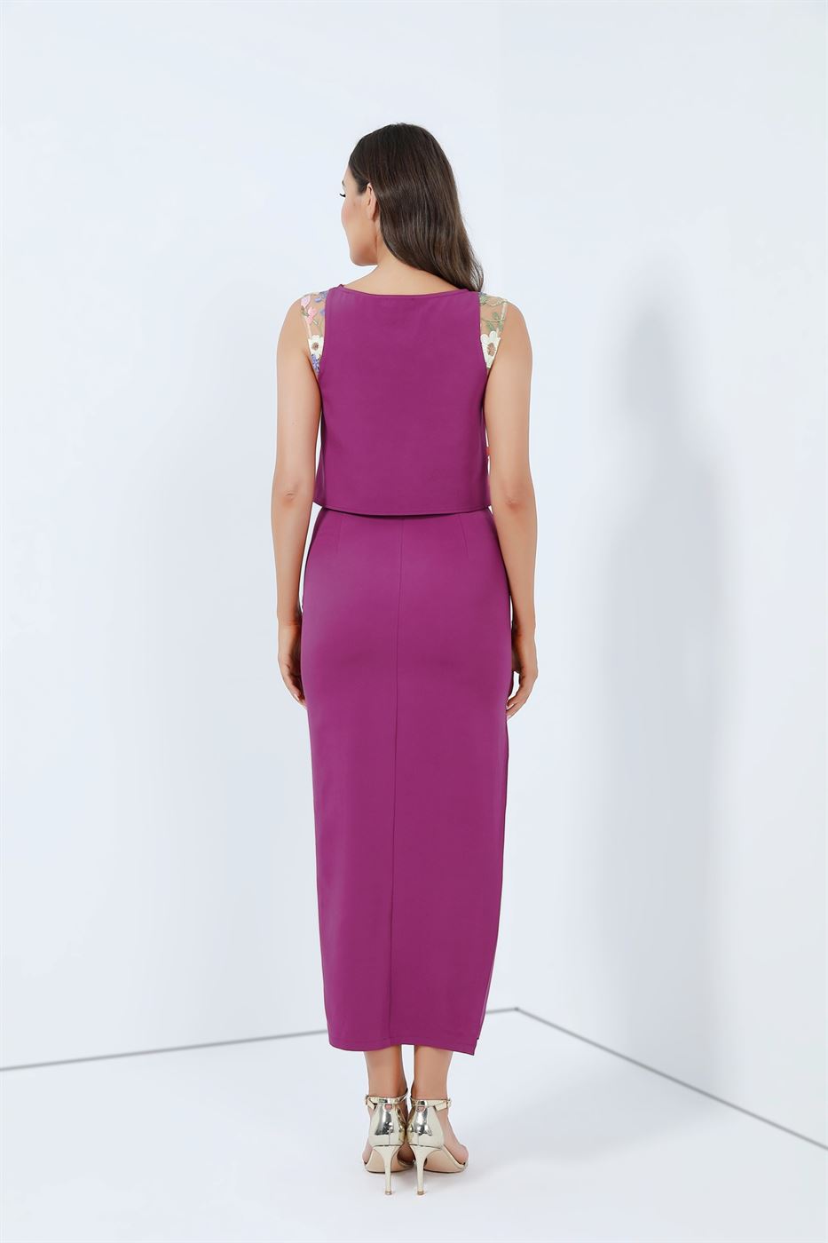 Pencil Skirt With Side Opening - Femi9 EG