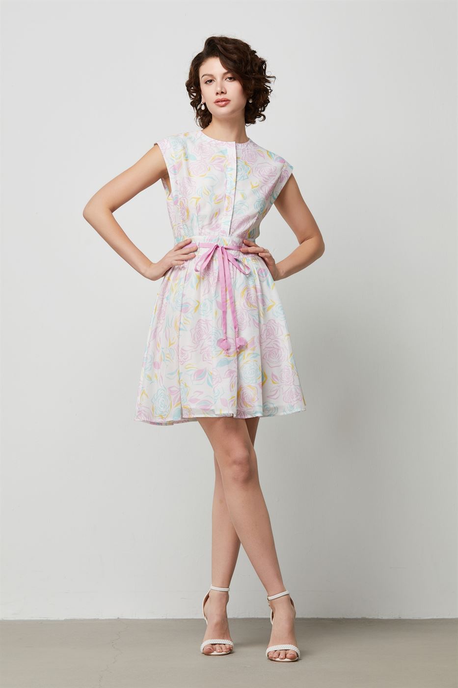 Printed Mini Dress - Femi9 EG