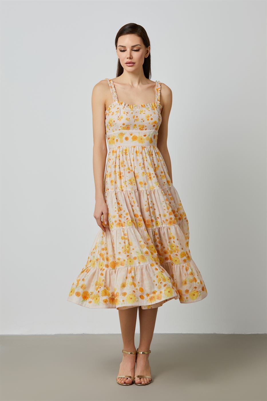 Tiered  Detailed Dress - Femi9 EG