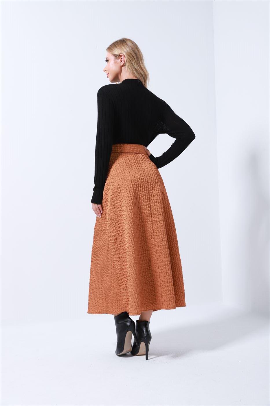 Mock Neck Knitted Pullover - Femi9 EG