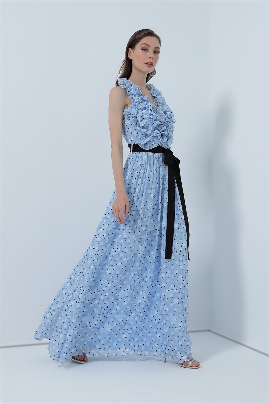 Sleeveless Print Dress - Femi9 EG