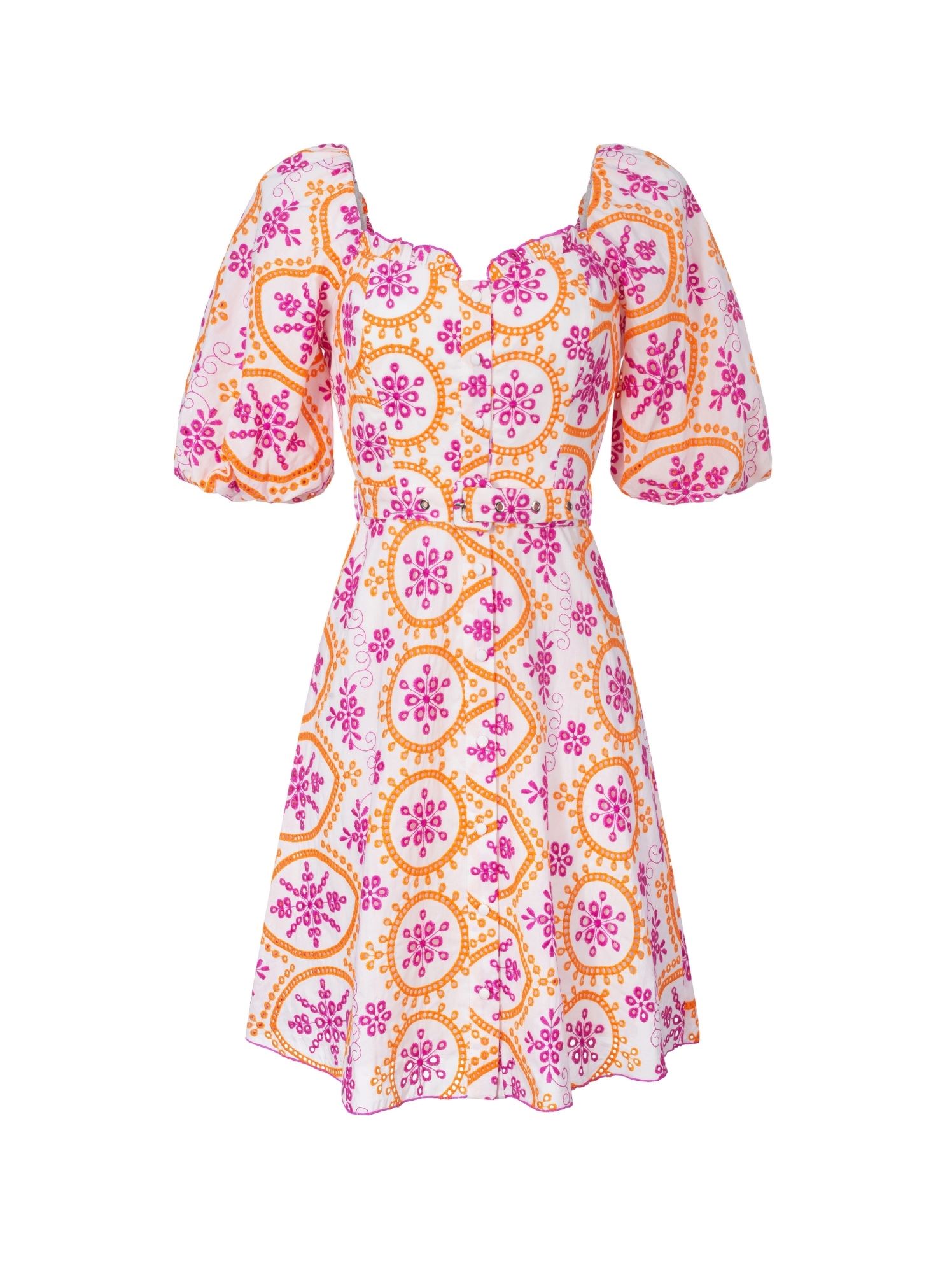 Cotton Embroidery Dress - Femi9 EG