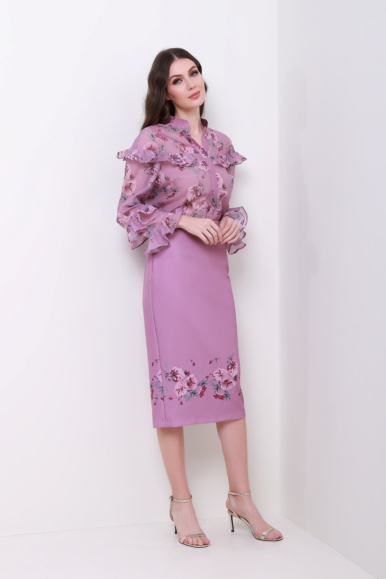 Floral Hem Skirt - Femi9 EG