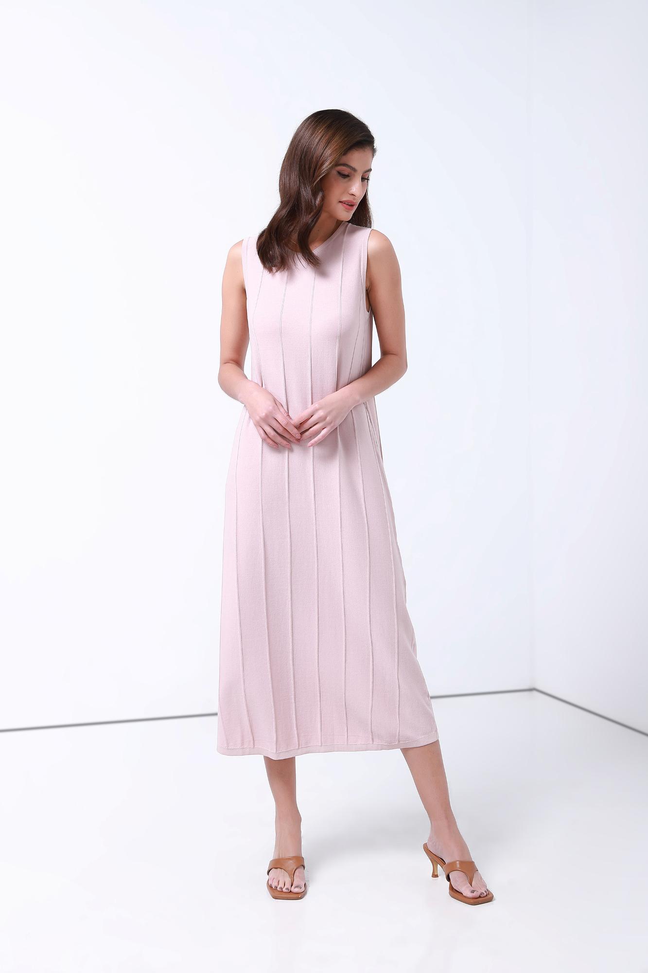 A- Line Knitted Dress - Femi9 EG