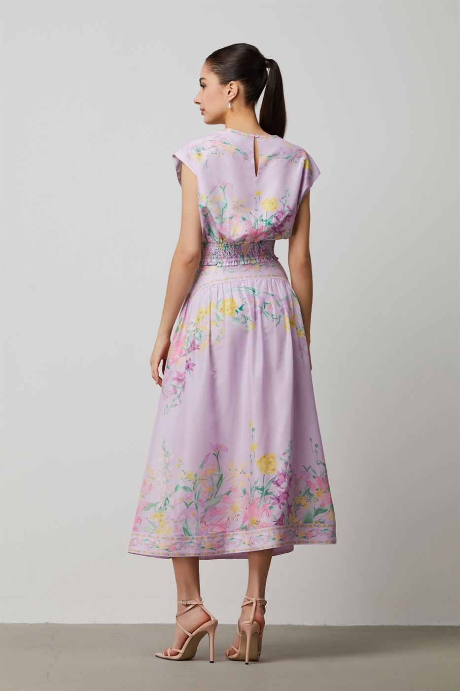 A-Line Floral Skirt - Femi9 EG
