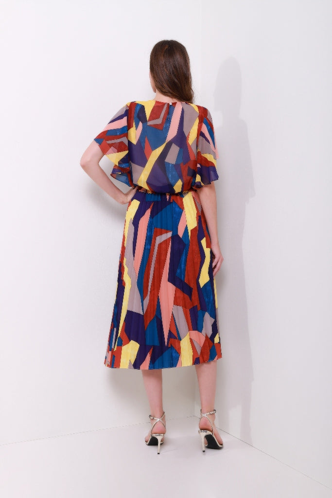 Color Block Blouse - Femi9 EG