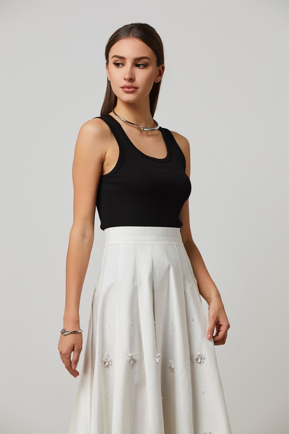 Top With Embroidery Logo - Femi9 EG