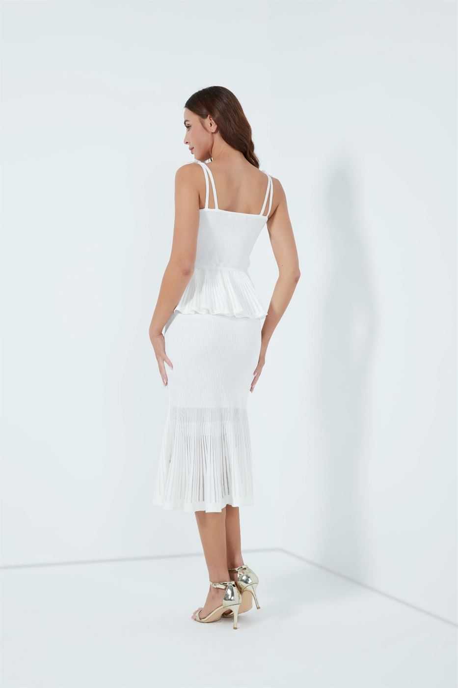 Ruffled Knitted Top - Femi9 EG