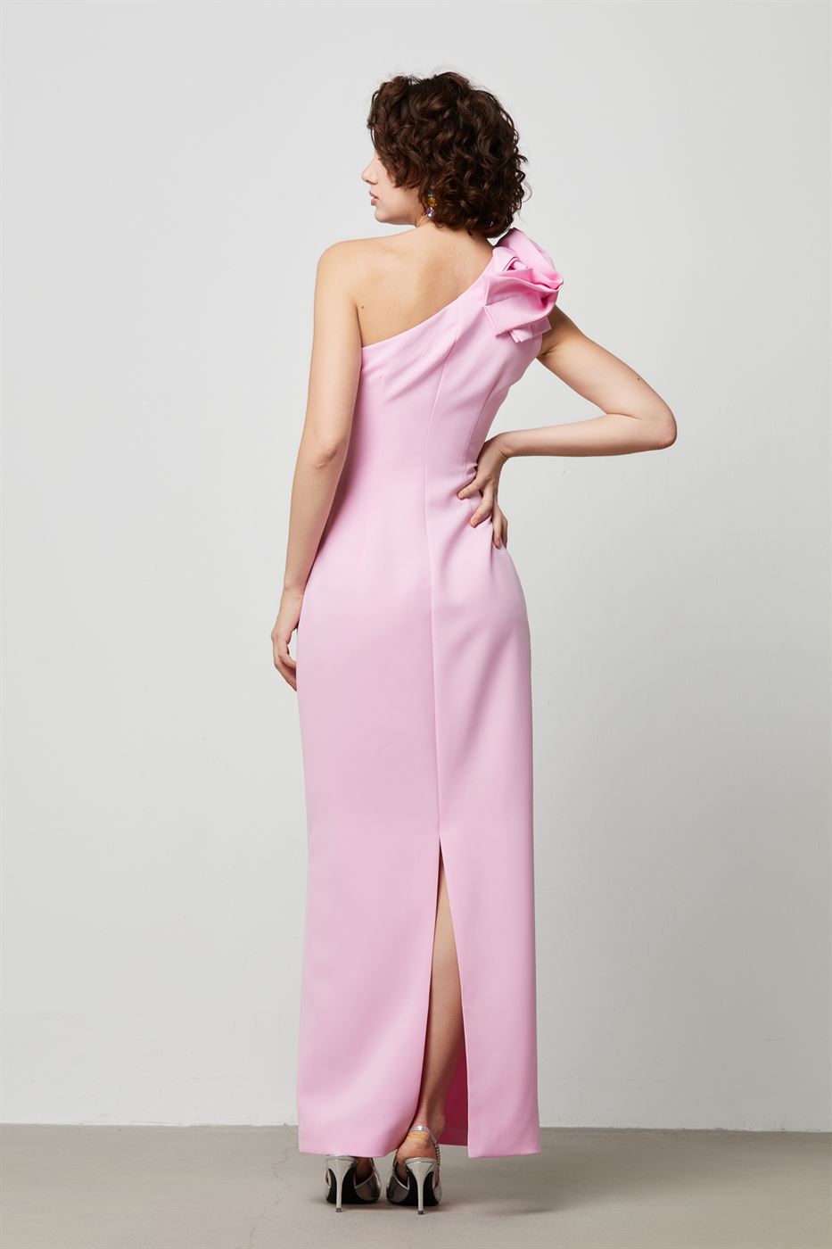 One Shoulder Fitted Dress - Femi9 EG